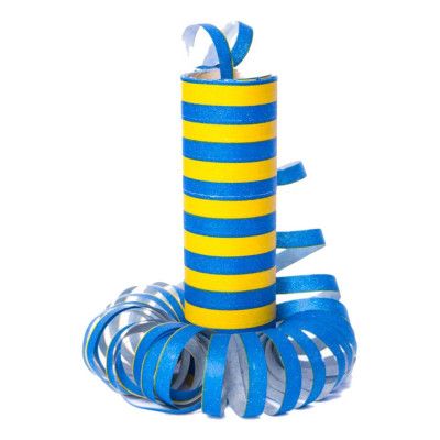 Serpentin Blå/Gul - 2-pack