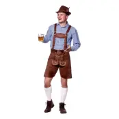 Autentiska Lederhosen Bruna - Small