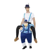 Bavarian Piggyback Maskeraddräkt - One size