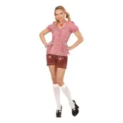 Bavarian Rödrutig Blus - Large