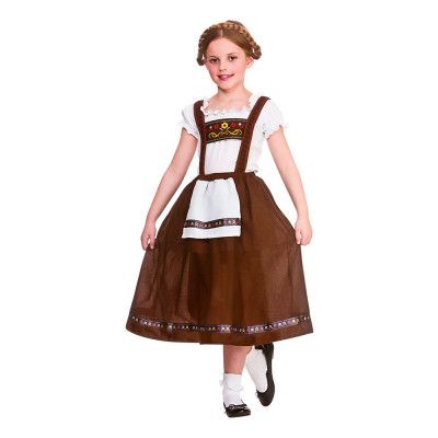 Bavarisk Flicka Barn Maskeraddräkt - Medium