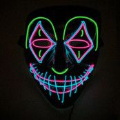 EL Wire Joker LED Mask - One size