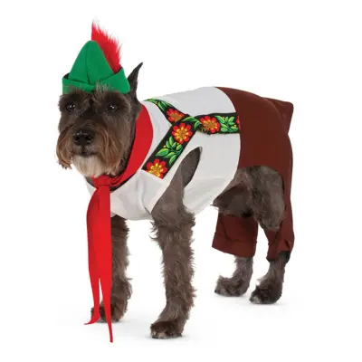 Lederhosen Hund Maskeraddräkt - Small