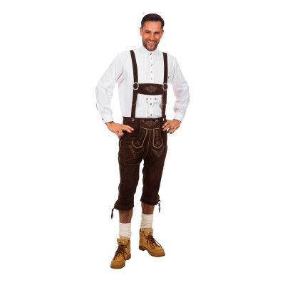 Lederhosen Super Deluxe Mörkbruna - Small