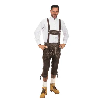 Lederhosen Super Deluxe Mörkbruna - Large
