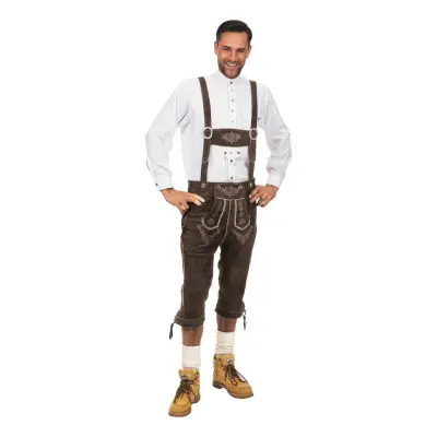 Lederhosen Super Deluxe Mörkbruna - Medium