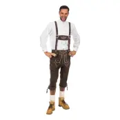 Lederhosen Super Deluxe Mörkbruna - X-Large