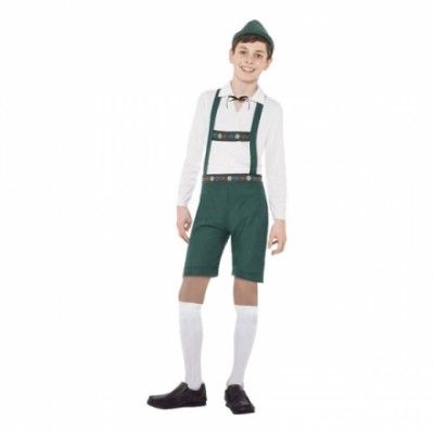 Lederhosenpojke Barn Maskeraddräkt