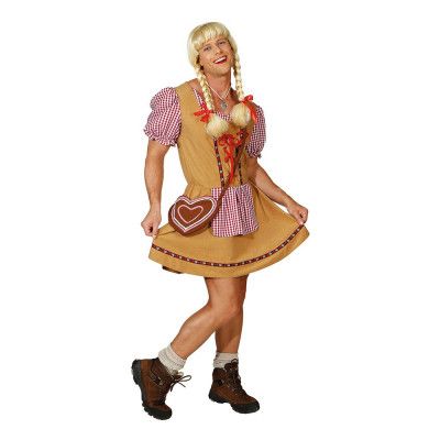 Manlig Dirndl Maskeraddräkt - Small