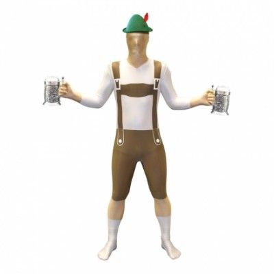 Morphsuit Lederhosen Maskeraddräkt
