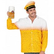 Oktoberfest Beer Man - Kostymskjorta och hatt med ölmotiv
