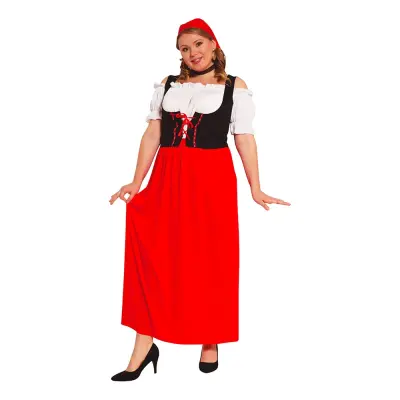 Oktoberfest Klänning Plus-size Maskeraddräkt - Plus-size