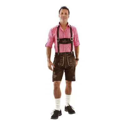 Oktoberfest Lederhosen Shorts Bruna - 46