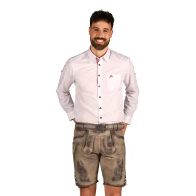 Oktoberfest Lederhosen Shorts Super Deluxe Vintage Beige - 48