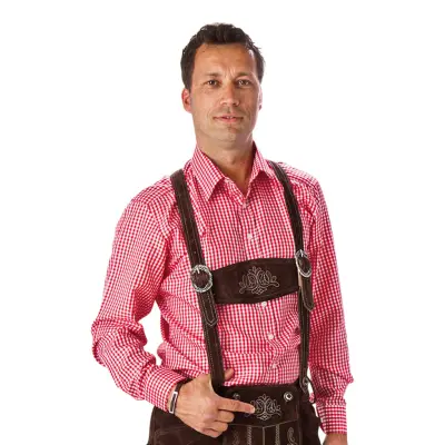 Oktoberfest Skjorta Röd - Small