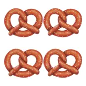 Pappersdekoration Pretzels - 4-pack