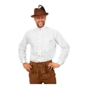 Tyrolerskjorta Deluxe Vit - Small