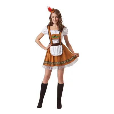 Tysk Bondflicka Maskeraddräkt - One size