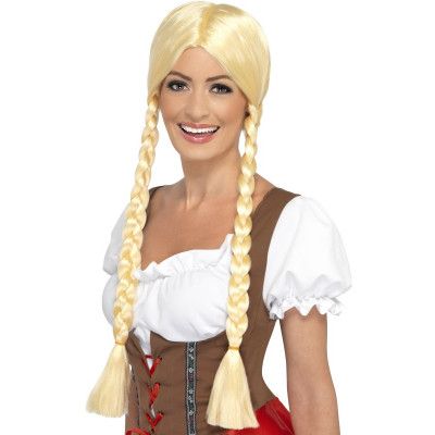 Blond Bayersk Peruk