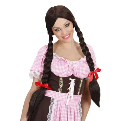 Gretel Brun Peruk - One size