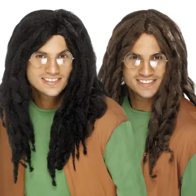 Rastaflätor Peruk - Brun