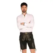 Oktoberfest Lederhosen Shorts Super Deluxe Mörkbrun Vintage - 50