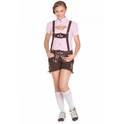 Äkta Lederhosen Stupsi Dam L