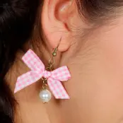 Örhängen Dirndl Rosa