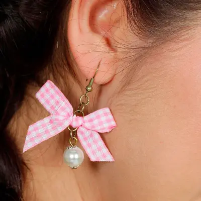 Örhängen Dirndl Rosa