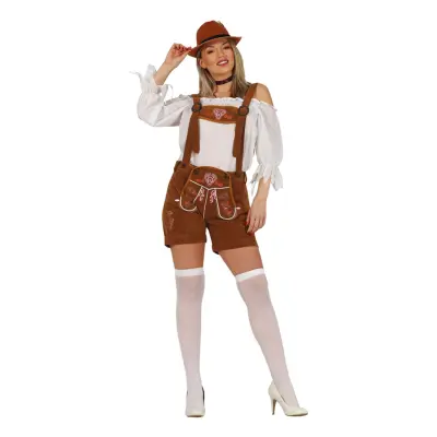 Bruna Lederhosen Shorts Dam - Large