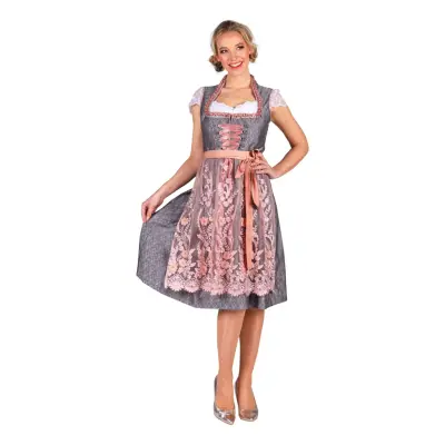 Oktoberfest Dirndl Lina Deluxe Maskeraddräkt - 48